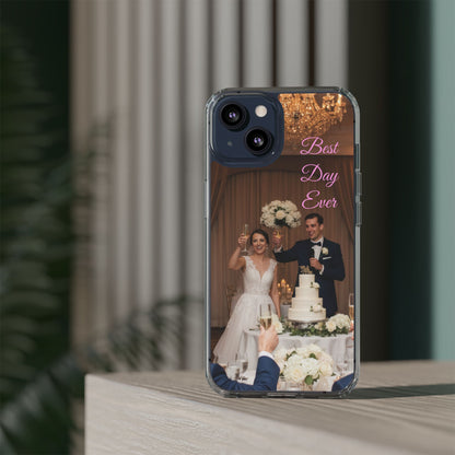Personalized Clear Impact-Resistant Phone Case — Custom Photo & Message - Ramshackle Shack