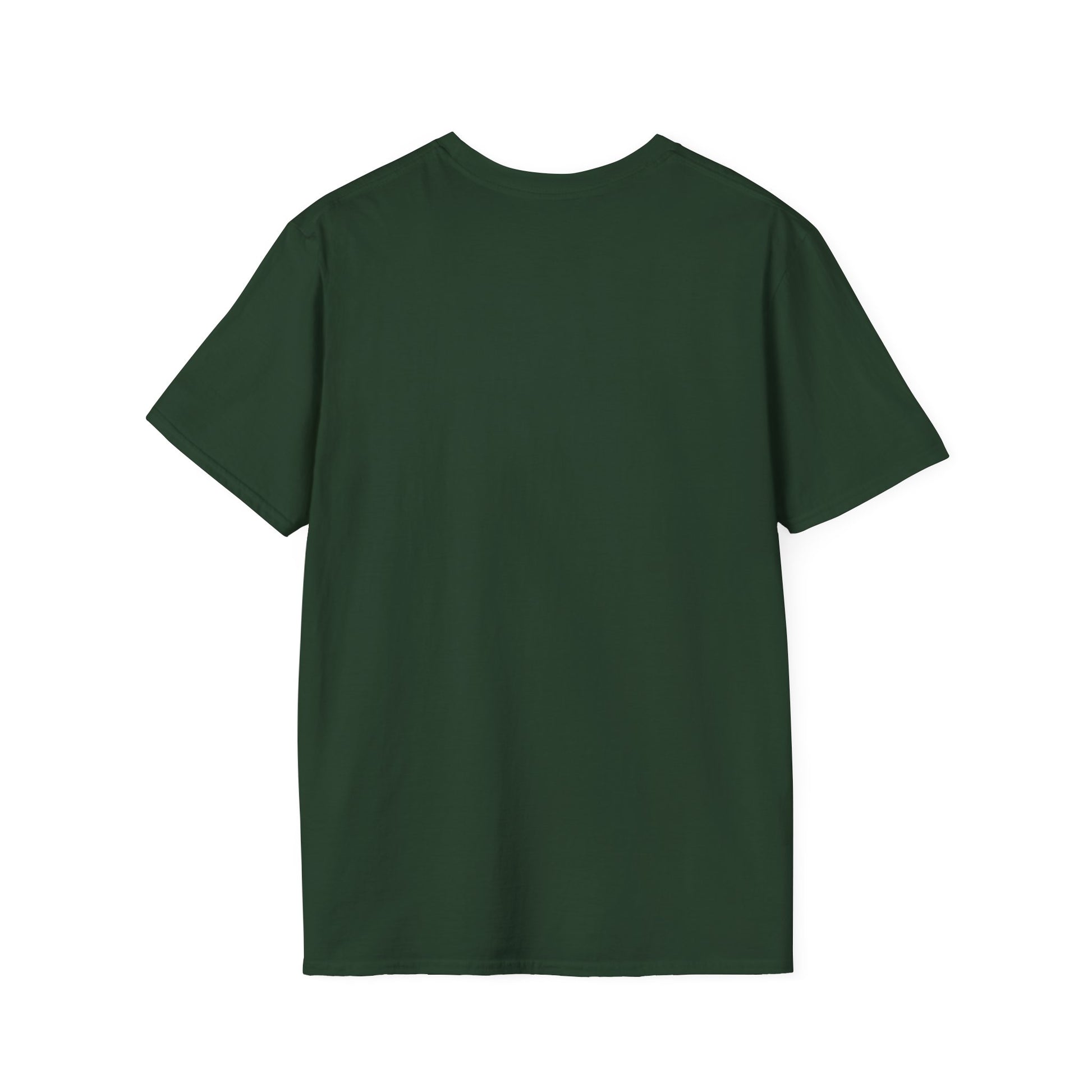 Unisex softstyle T-shirt with humorous beetroot graphic and "Just Beet It!" slogan, printed by Printify.