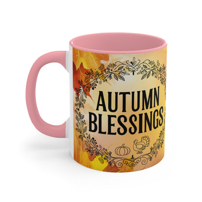 Mug - Autumn Blessings Coffee Cup for Fall Season - Ramshackle Shack