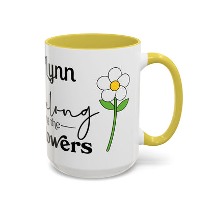 You Belong Among the Wildflowers Daisy Mug — Custom Name Colorful 11oz & 15oz - Ramshackle Shack