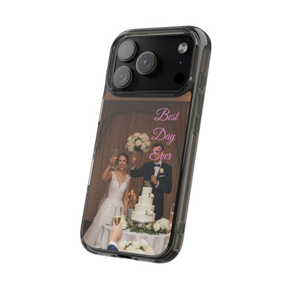 Personalized Clear Impact-Resistant Phone Case — Custom Photo & Message - Ramshackle Shack