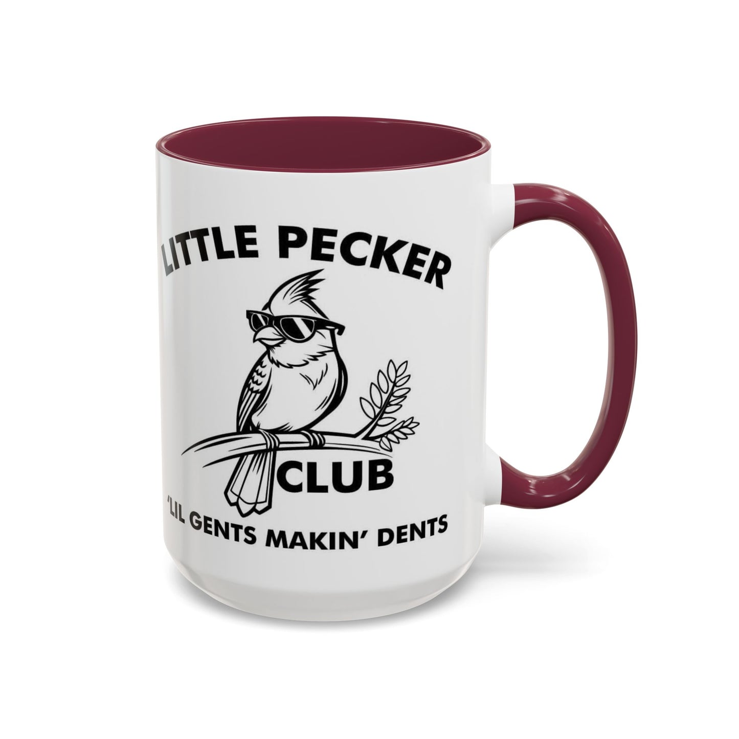 Funny 'Little Pecker Club' Coffee Mug — 11oz/15oz Ceramic Novelty Cup - Ramshackle Shack