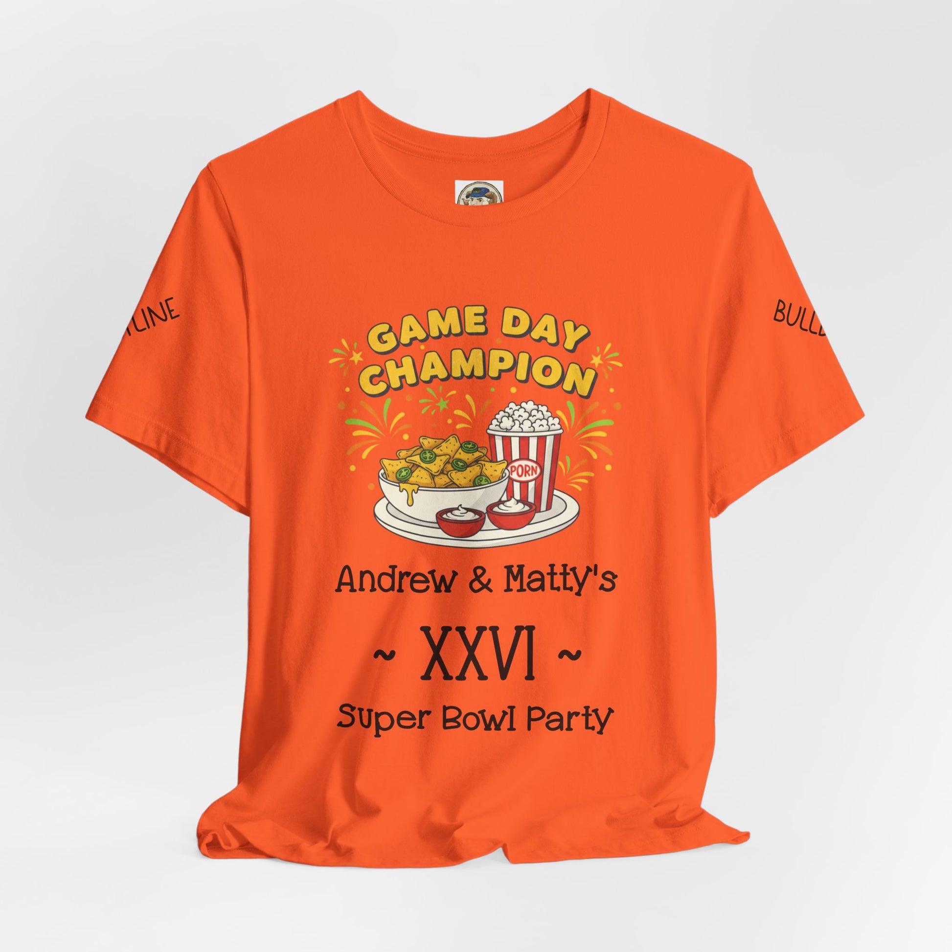 Game Day Champion Tee | Super Bowl Party, Game Day Humor - Ramshackle Shack