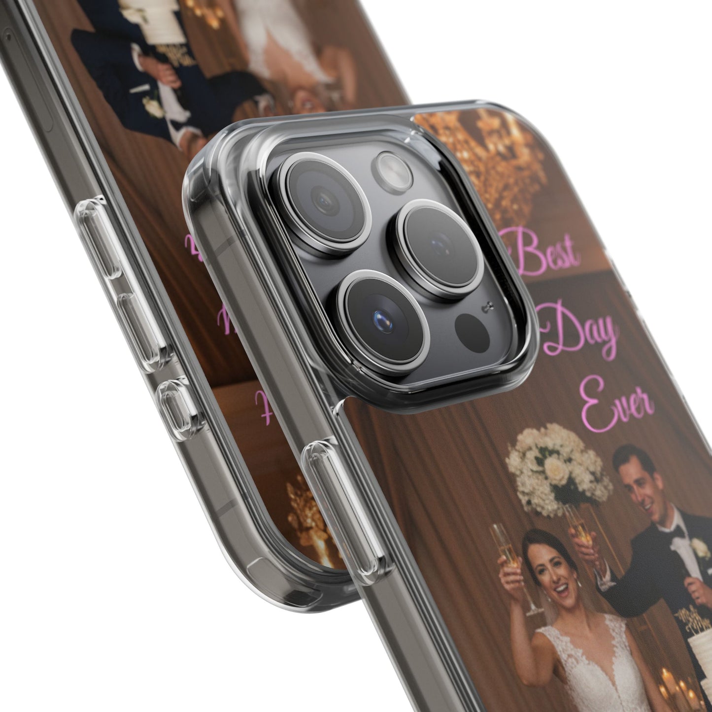 Personalized Clear Impact-Resistant Phone Case — Custom Photo & Message - Ramshackle Shack