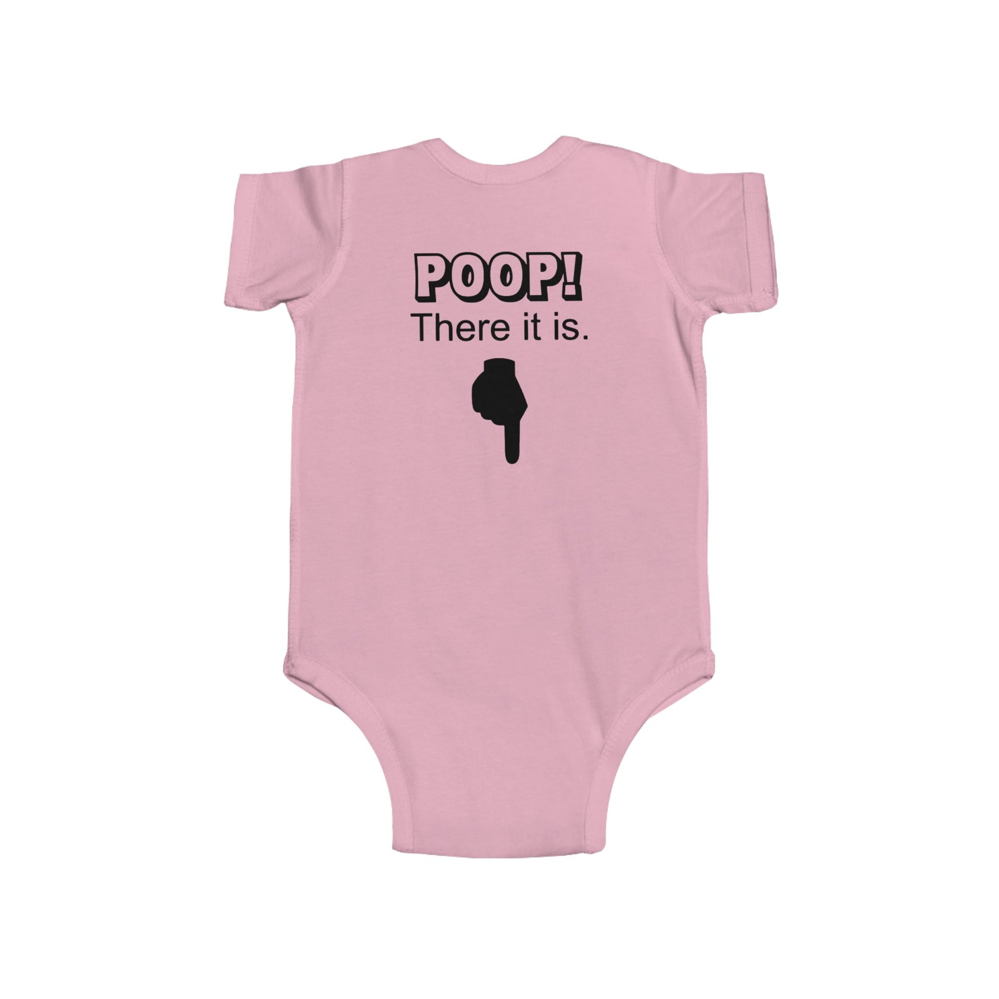 Funny Baby Bodysuit POOP! There it is & Tricycle Ride Graphic Infant Onesie - Ramshackle Shack