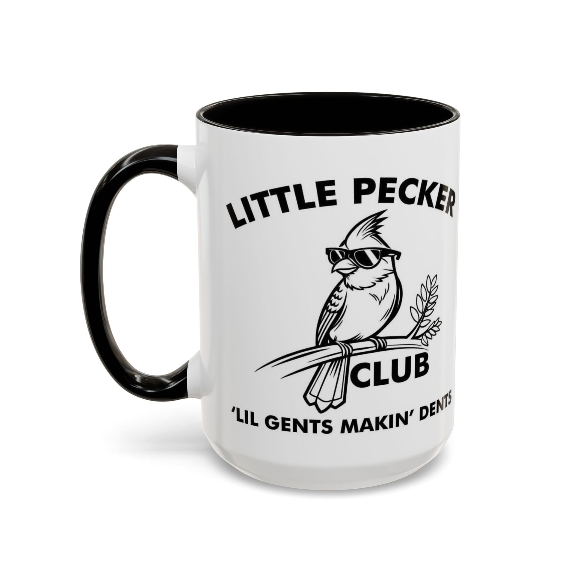 Funny 'Little Pecker Club' Coffee Mug — 11oz/15oz Ceramic Novelty Cup - Ramshackle Shack
