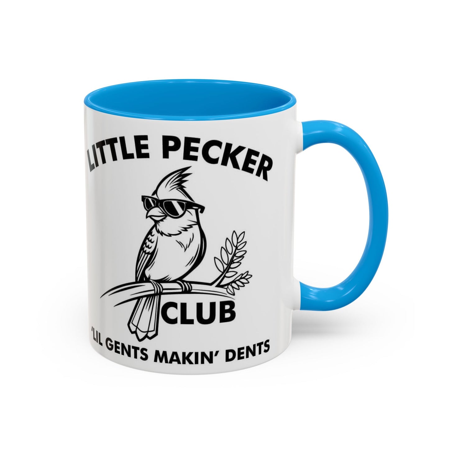 Funny 'Little Pecker Club' Coffee Mug — 11oz/15oz Ceramic Novelty Cup - Ramshackle Shack
