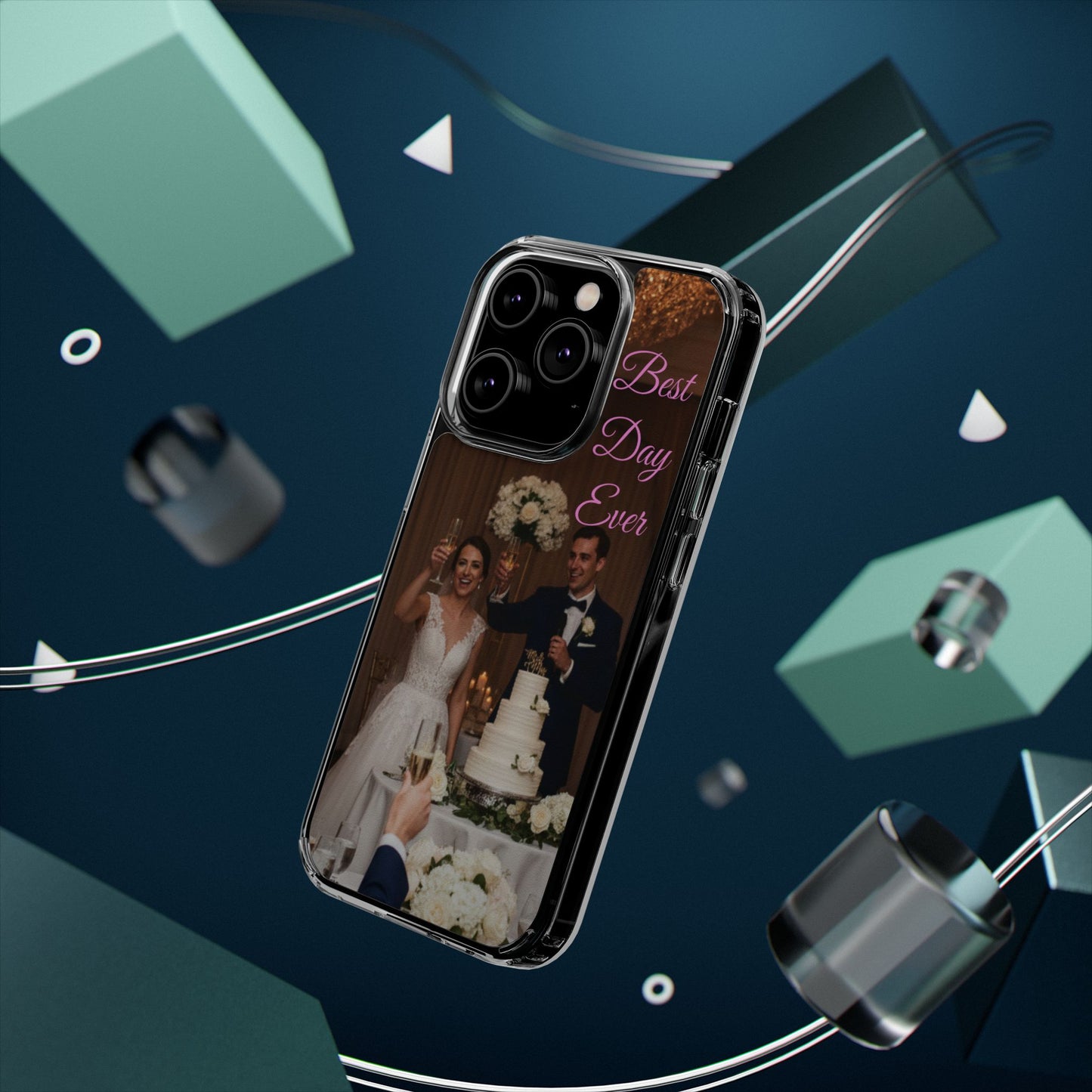 Personalized Clear Impact-Resistant Phone Case — Custom Photo & Message - Ramshackle Shack