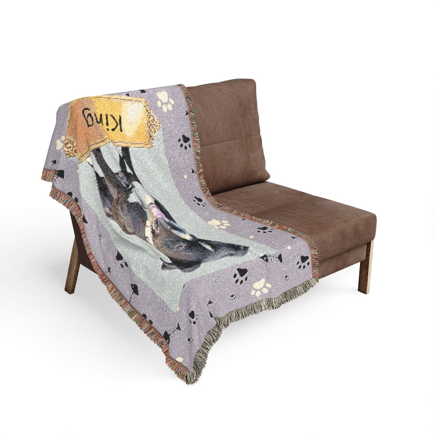 Pet Photo Personalized Woven Blanket - Ramshackle Shack