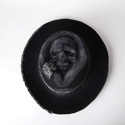 Handmade Western Cowboy Skull Hat (European and American) - Ramshackle Shack