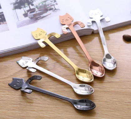 Stainless Steel Cat Spoon and Stirring Spoon - Ramshackle Shack