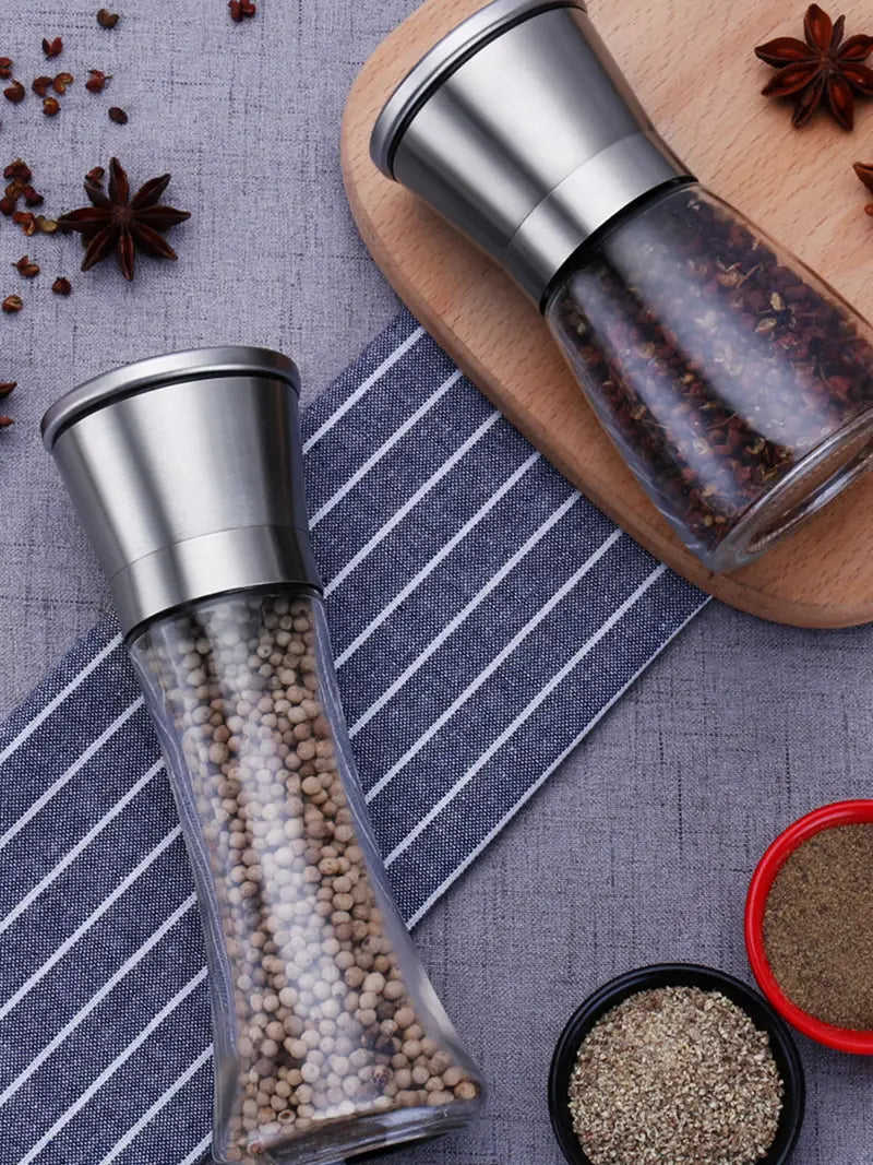 304 Stainless Steel Manual Pepper Grinder Kitchen Tool - Ramshackle Shack