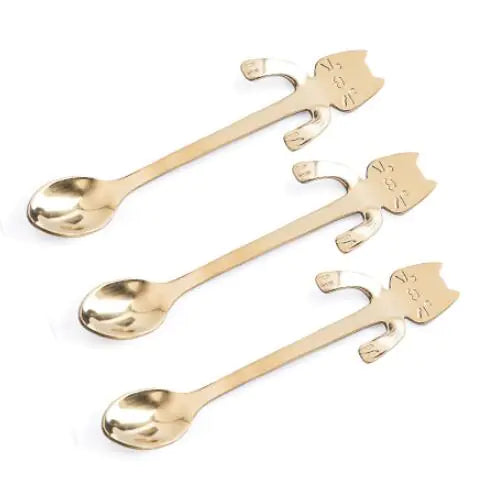 Stainless Steel Cat Spoon and Stirring Spoon - Ramshackle Shack