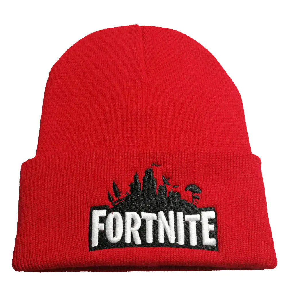 Knitted Ski Hat with Embroidery (Wool Beanie) - Ramshackle Shack