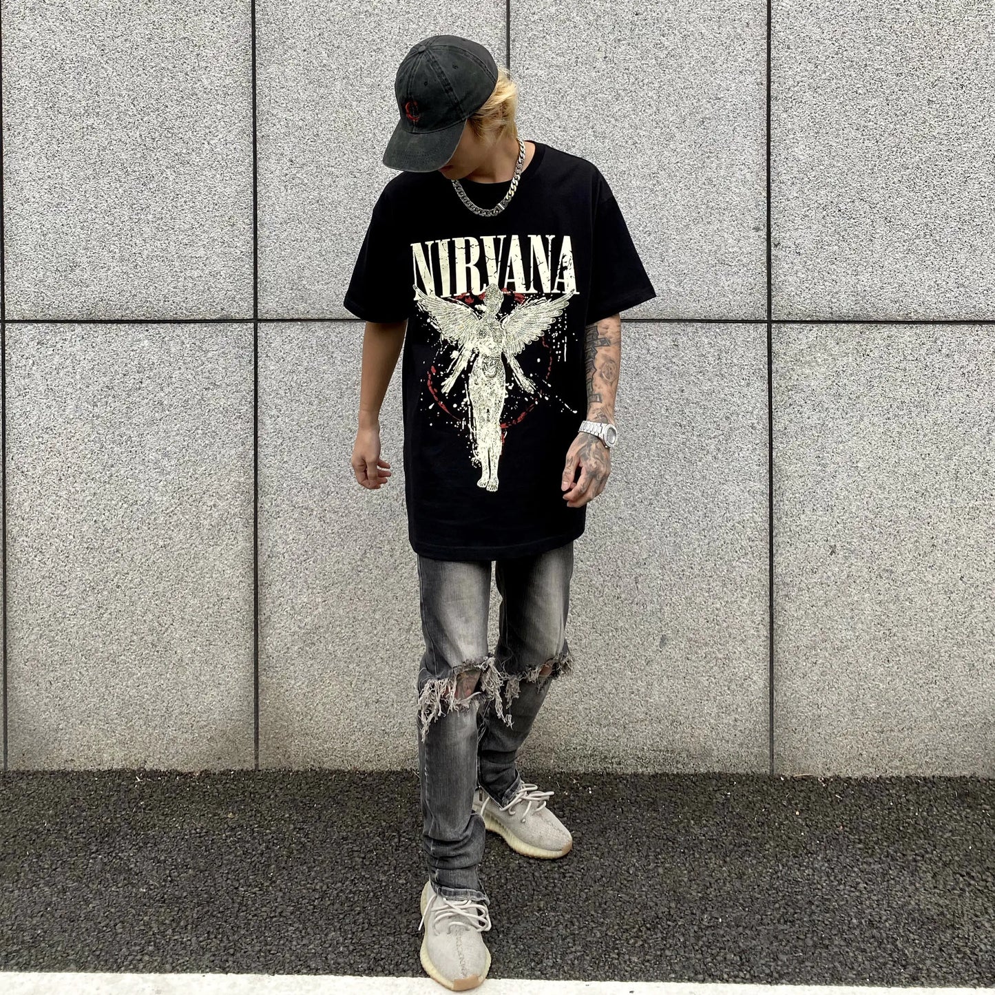 Vintage Graphic Casual T-Shirt for Men (Loose Fit) - Ramshackle Shack