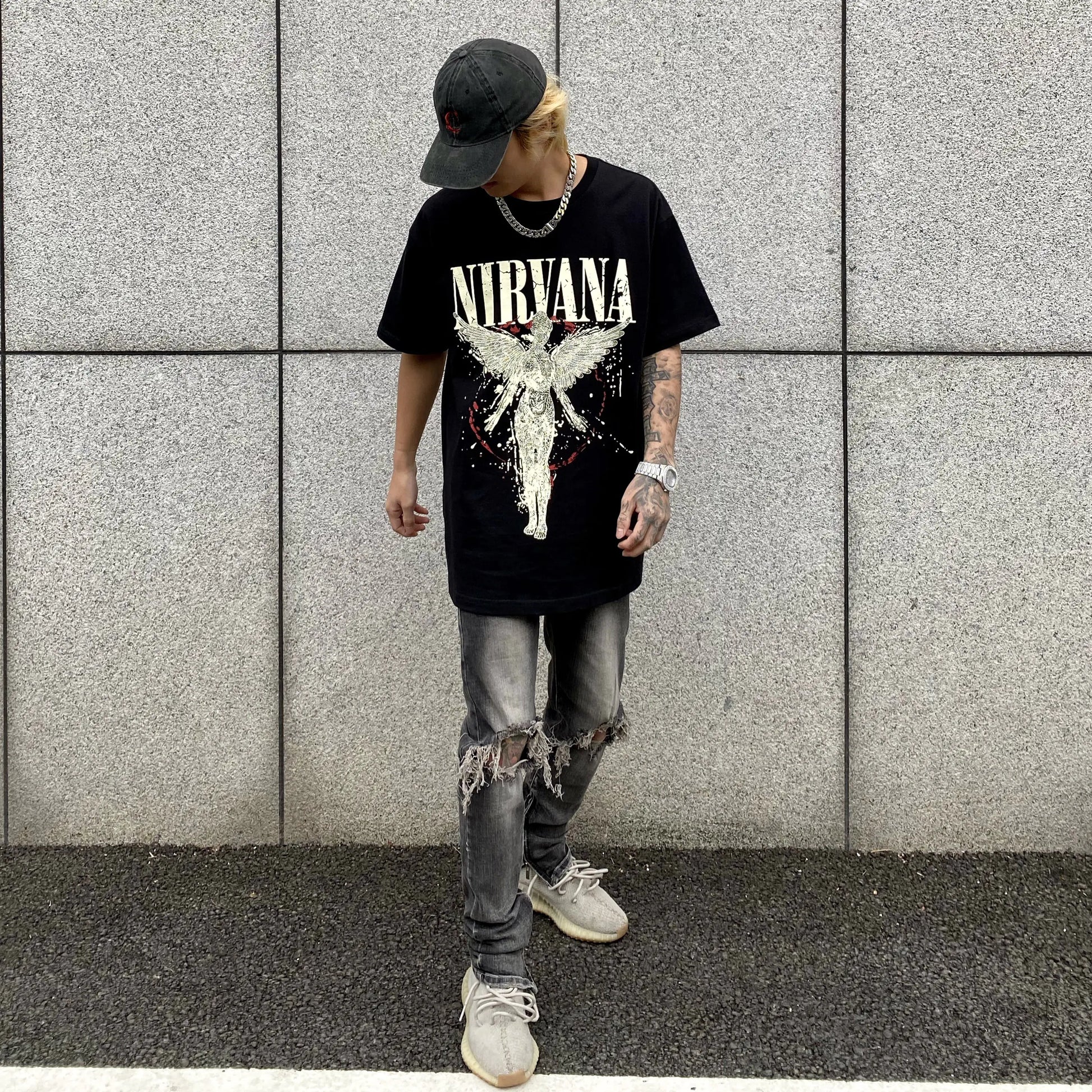 Vintage Graphic Casual T-Shirt for Men (Loose Fit) - Ramshackle Shack