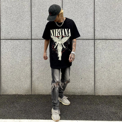 Vintage Graphic Casual T-Shirt for Men (Loose Fit) - Ramshackle Shack
