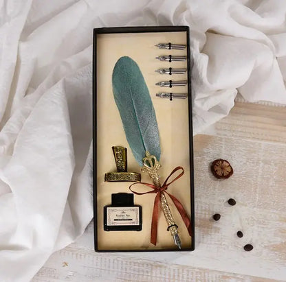Oblique Ink Engraved Pen Set - Ramshackle Shack