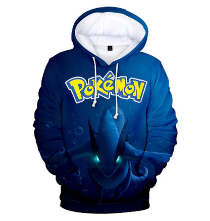 Pokemon Hoodie with Pet Character Print - Ramshackle Shack