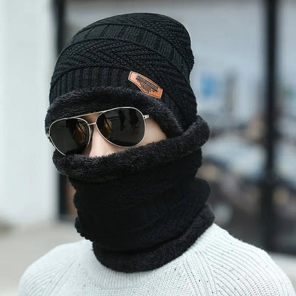 Warm Knit Winter Beanie Hat and Scarf Set for All - Ramshackle Shack
