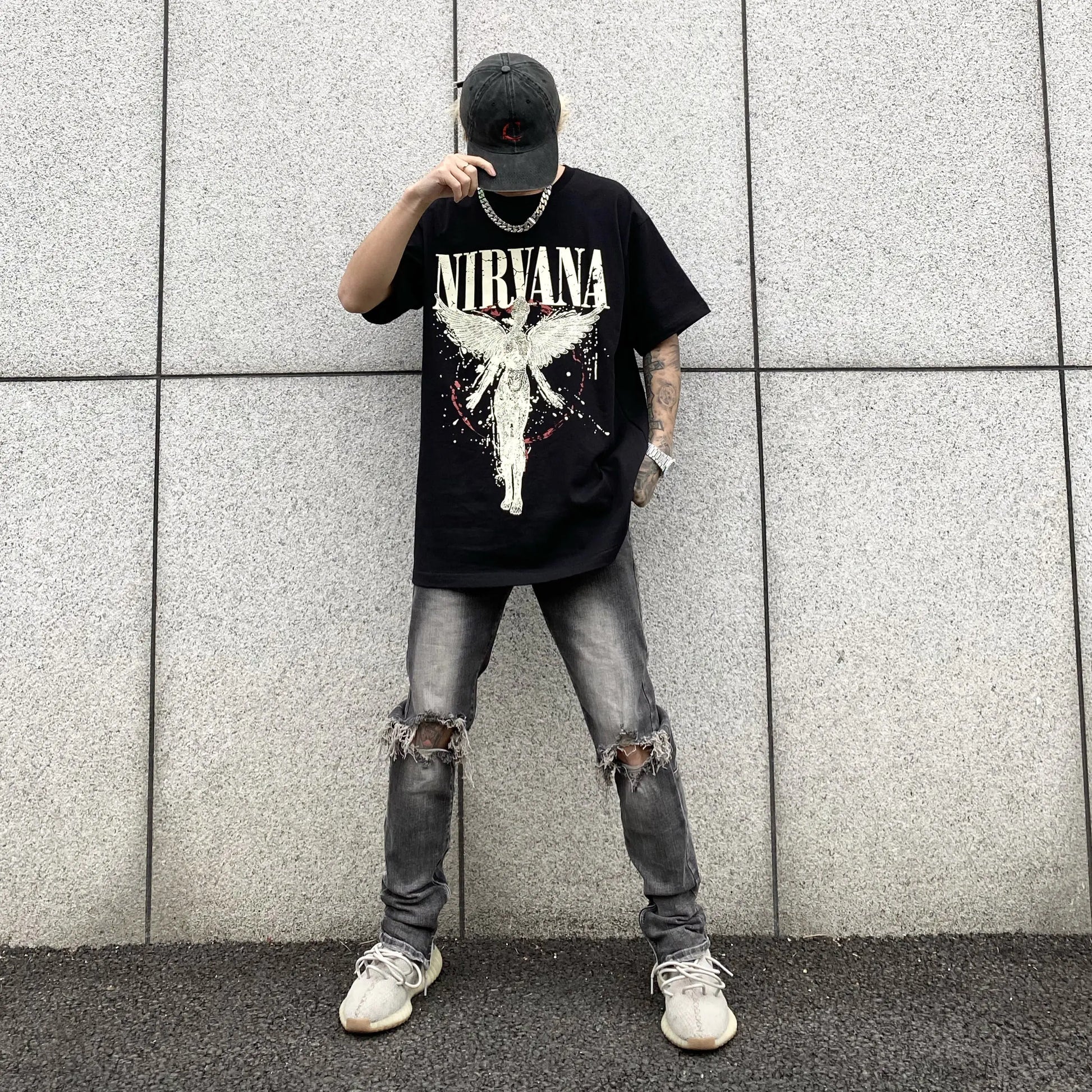Vintage Graphic Casual T-Shirt for Men (Loose Fit) - Ramshackle Shack
