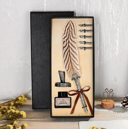 Oblique Ink Engraved Pen Set - Ramshackle Shack