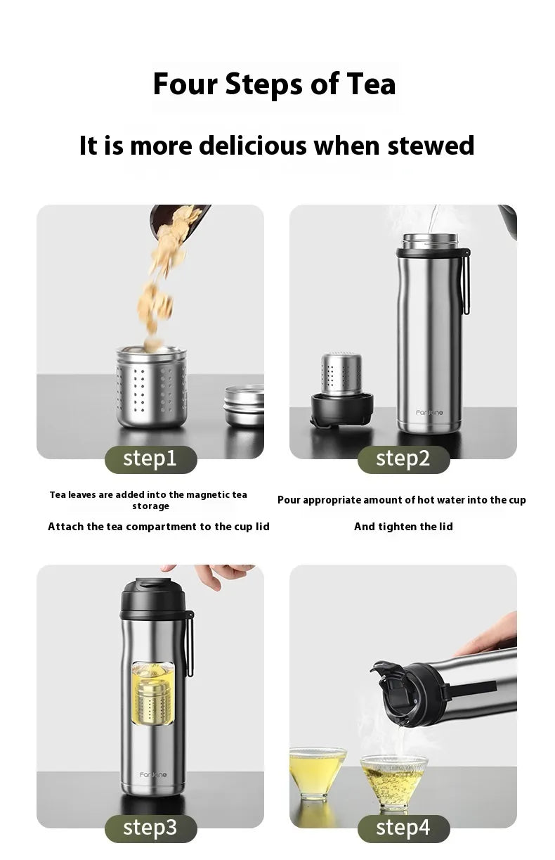 Magnetic Tea Infuser Thermos - Ramshackle Shack