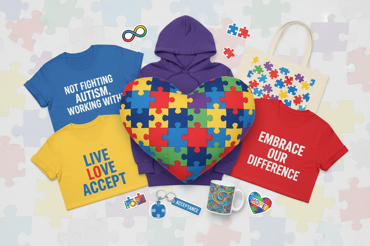 Autism Awareness Collection - Full Frame Composition