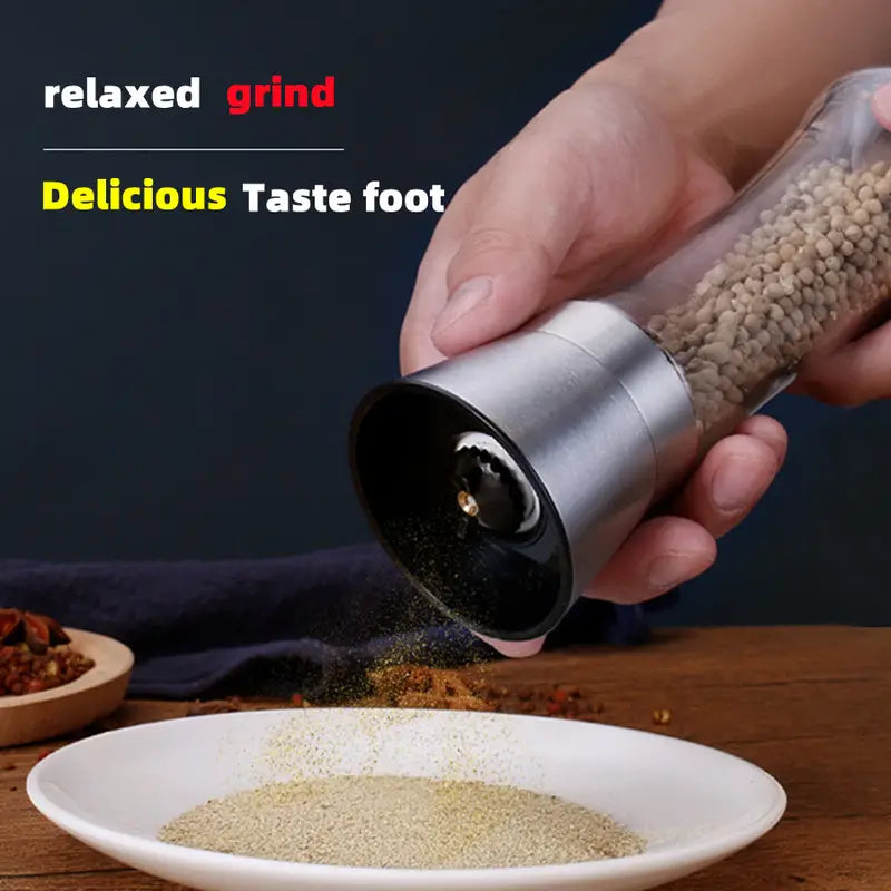 304 Stainless Steel Manual Pepper Grinder Kitchen Tool - Ramshackle Shack