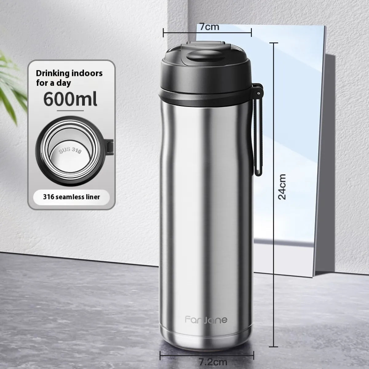 Magnetic Tea Infuser Thermos - Ramshackle Shack