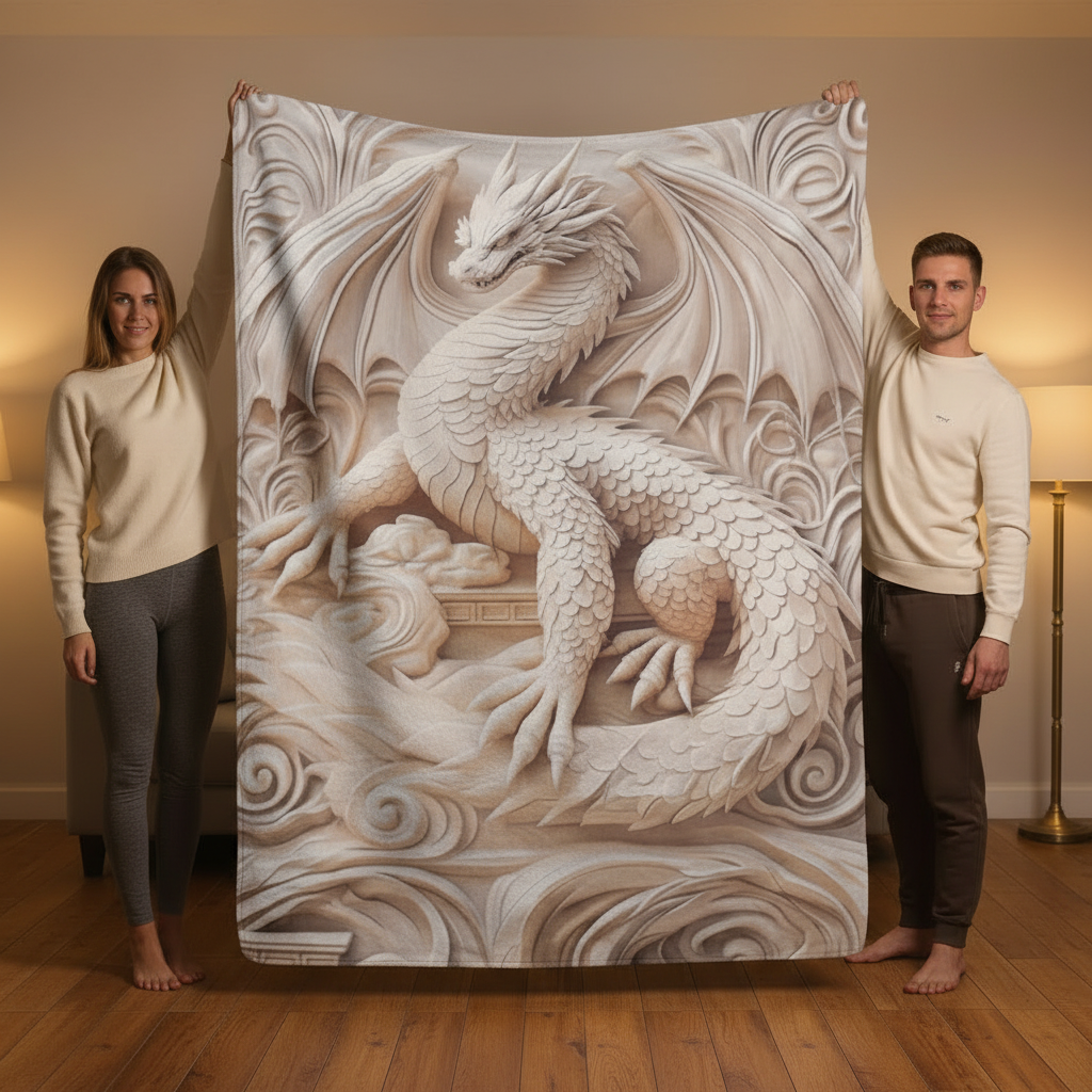 Dragon Blanket Square Crop