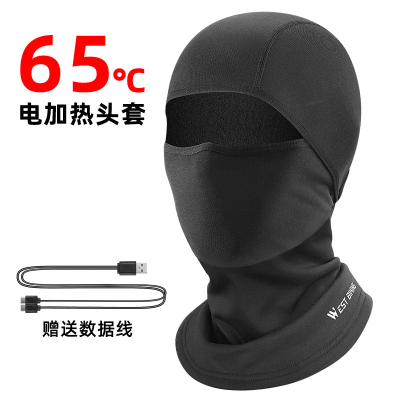 Ramshackle Shack heated winter cycling and ski hat, with thermal lining and adjustable fit for cold-weather outdoor activities.