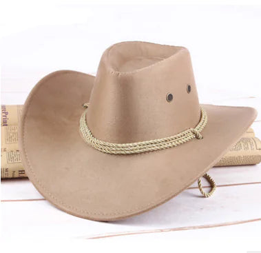 Men's Summer Wide Brim Cowboy Hat for Outdoor Use - Ramshackle Shack