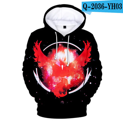 Pokemon Hoodie with Pet Character Print - Ramshackle Shack