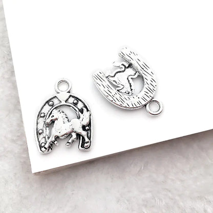 Western Cowboy Hat Cactus Alloy Pendant for DIY Jewelry - Ramshackle Shack