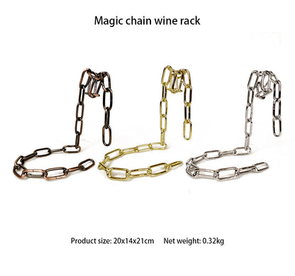 Magic Iron Chain Wine Bottle Holder - Ramshackle Shack