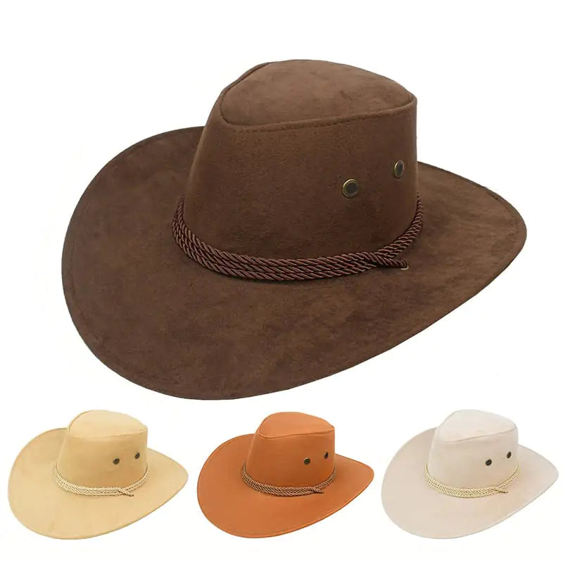 Men's Cowboy Hat for Spring and Summer Outdoor Activities - Ramshackle Shack