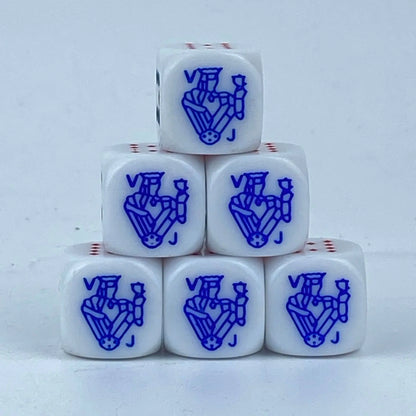 Wholesale New Acrylic 16mm Rounded Poker Dice - Ramshackle Shack