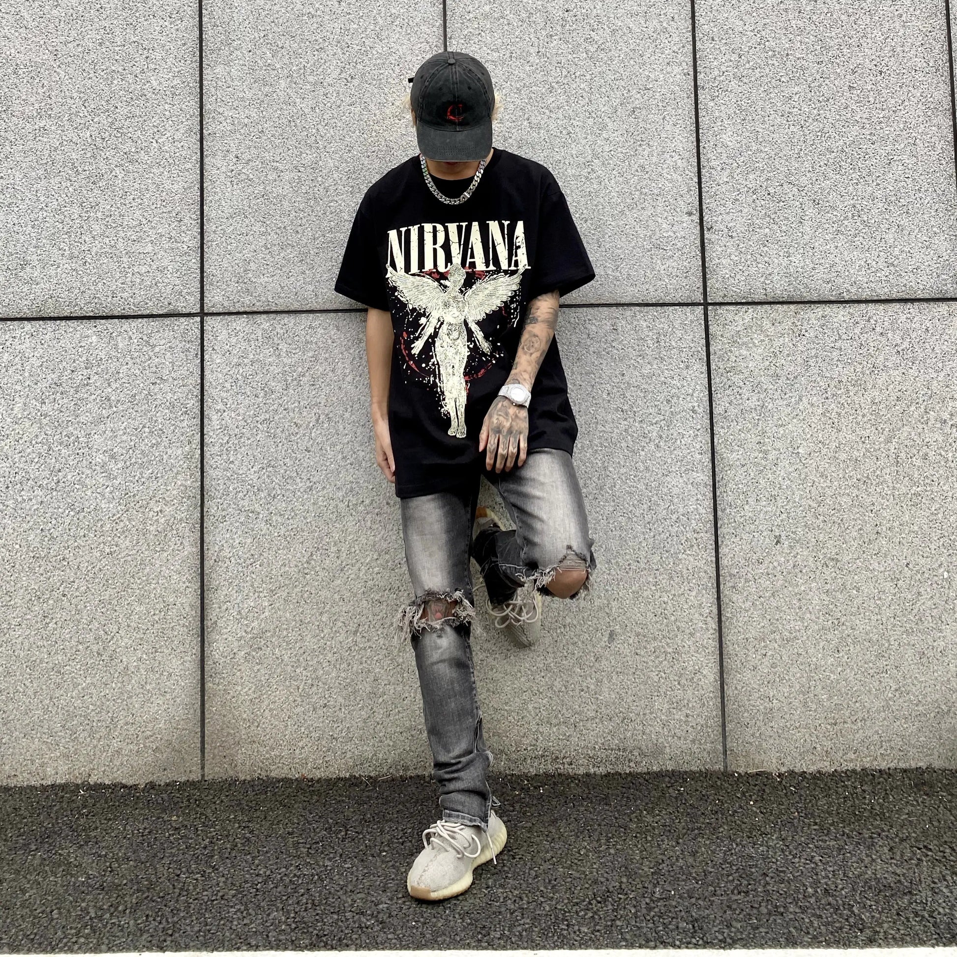 Vintage Graphic Casual T-Shirt for Men (Loose Fit) - Ramshackle Shack
