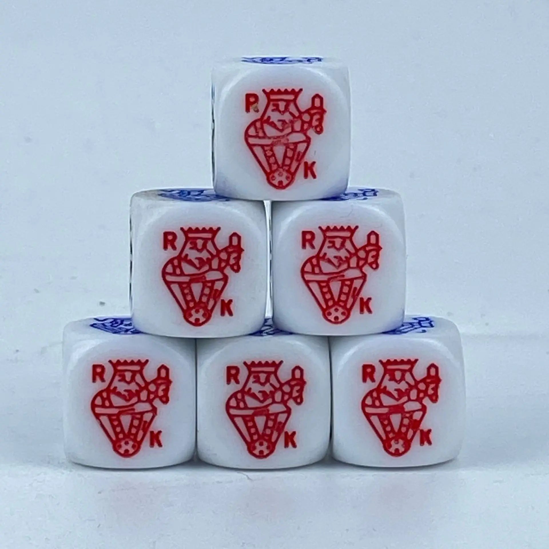 Wholesale New Acrylic 16mm Rounded Poker Dice - Ramshackle Shack