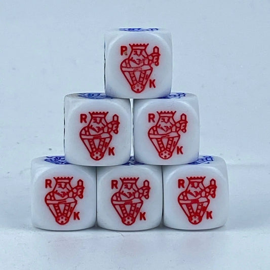 Wholesale New Acrylic 16mm Rounded Poker Dice - Ramshackle Shack