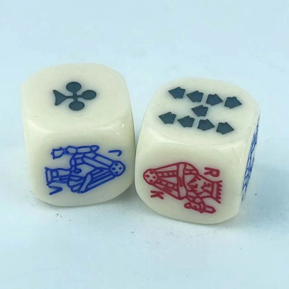Wholesale New Acrylic 16mm Rounded Poker Dice - Ramshackle Shack