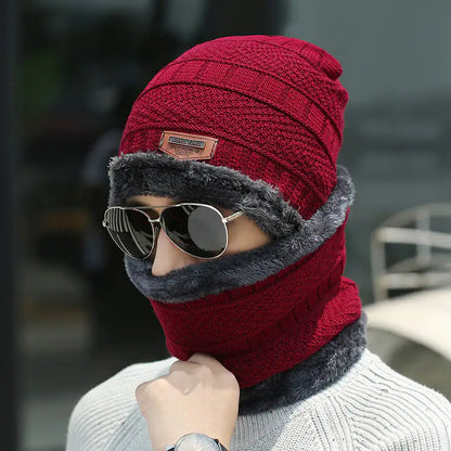 Warm Knit Winter Beanie Hat and Scarf Set for All - Ramshackle Shack