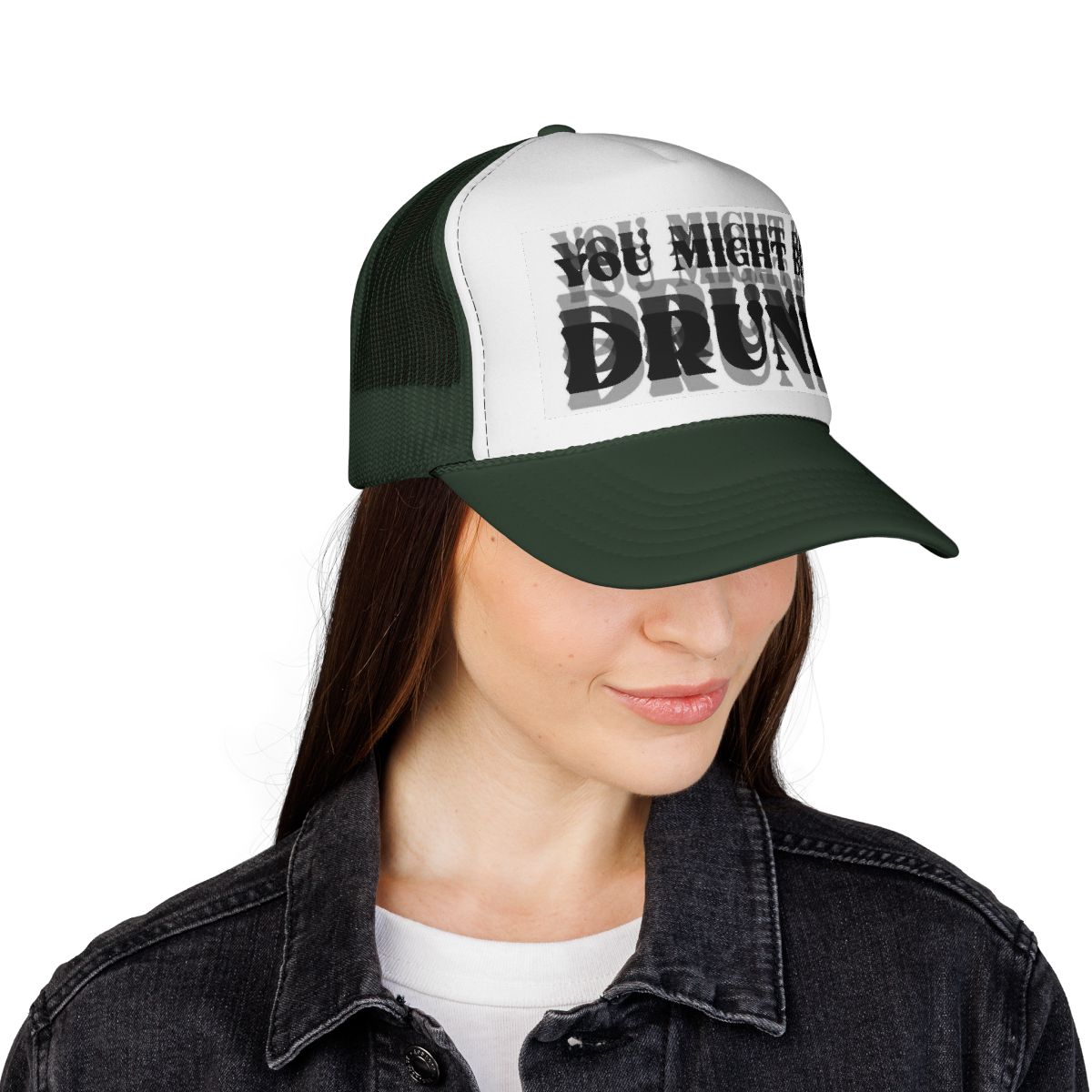Trucker Hat - "You Might Be Drunk" Distressed Party Cap - Ramshackle Shack