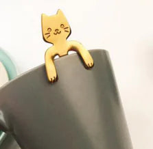 Stainless Steel Cat Spoon and Stirring Spoon - Ramshackle Shack