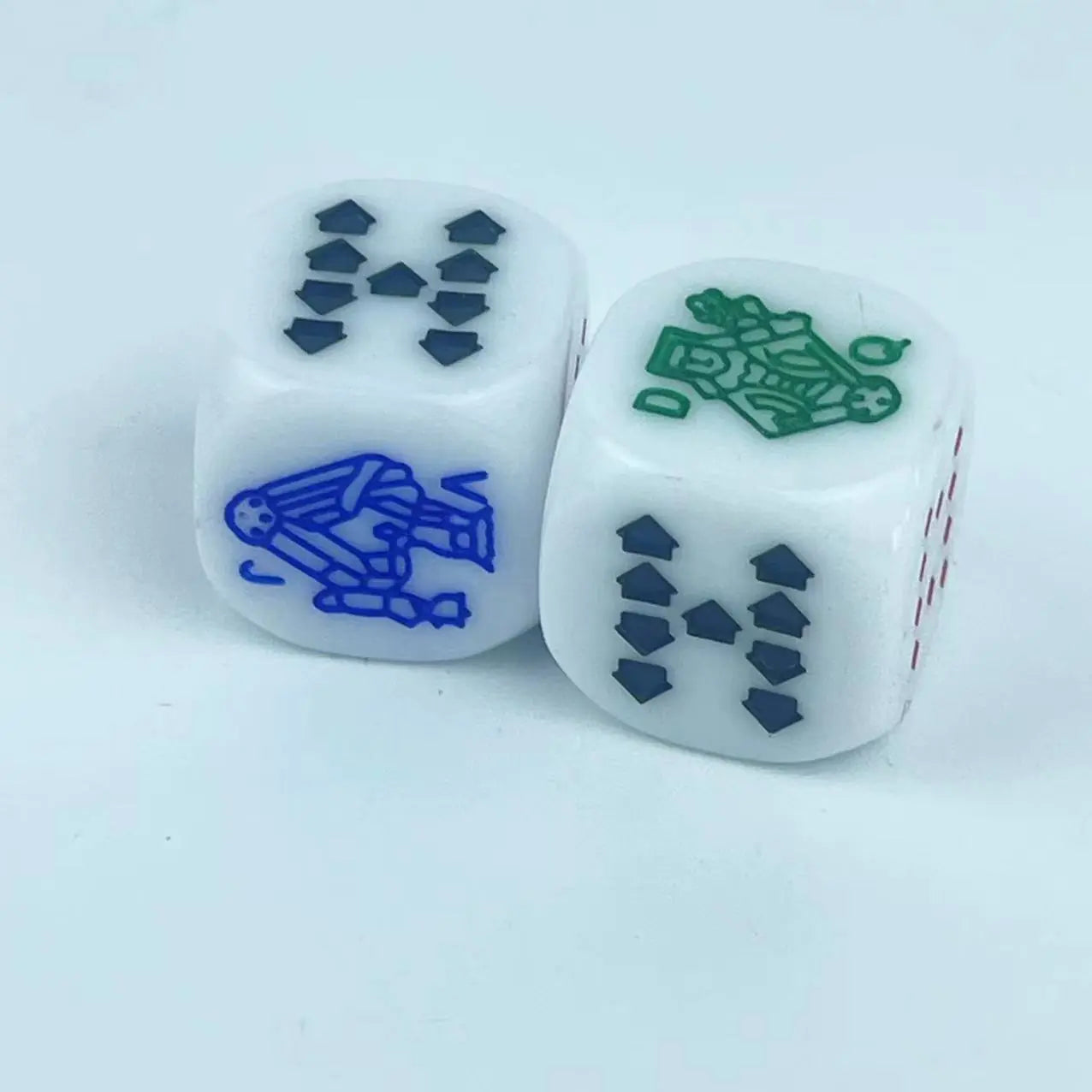 Wholesale New Acrylic 16mm Rounded Poker Dice - Ramshackle Shack