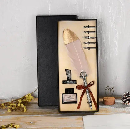 Oblique Ink Engraved Pen Set - Ramshackle Shack